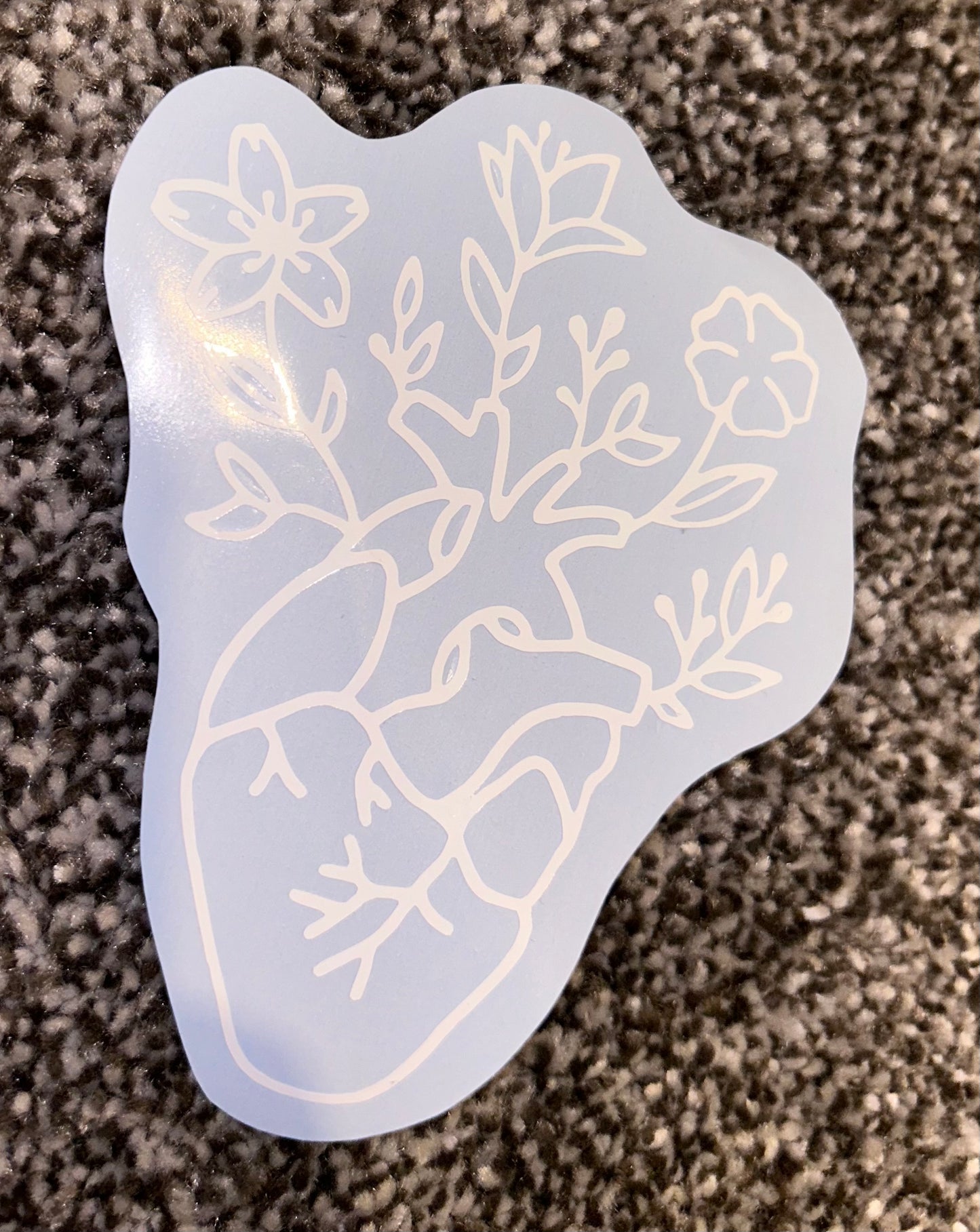 Floral Heart Decal