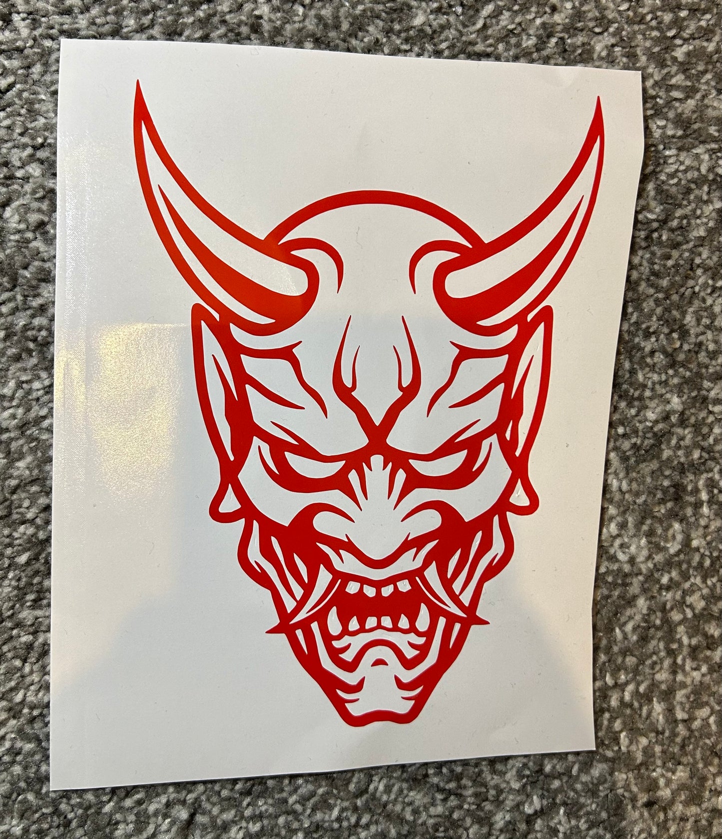 Japanese ONI Mask Decal