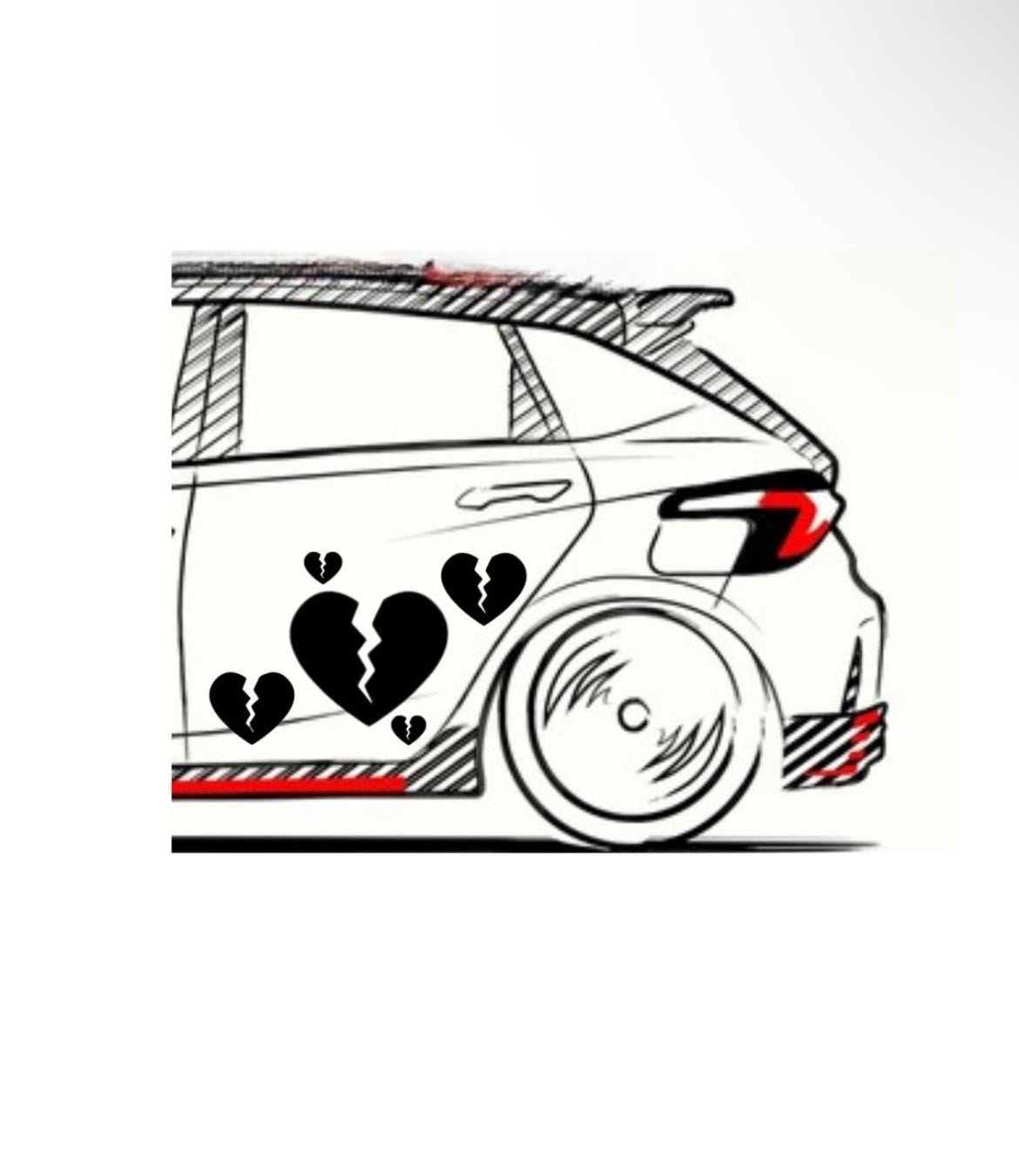 DIY Broken Heart Livery