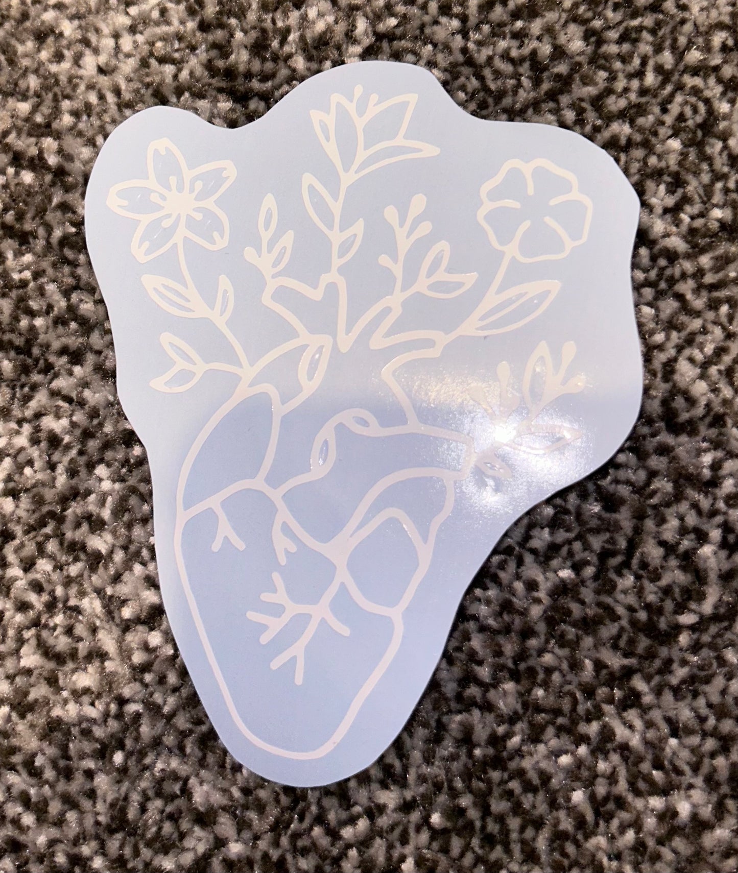 Floral Heart Decal