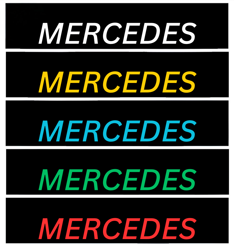 Mercedes Sunstrip