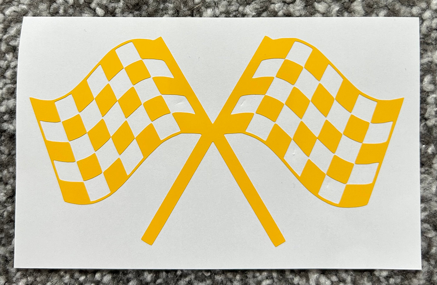 Racing Flag Decal