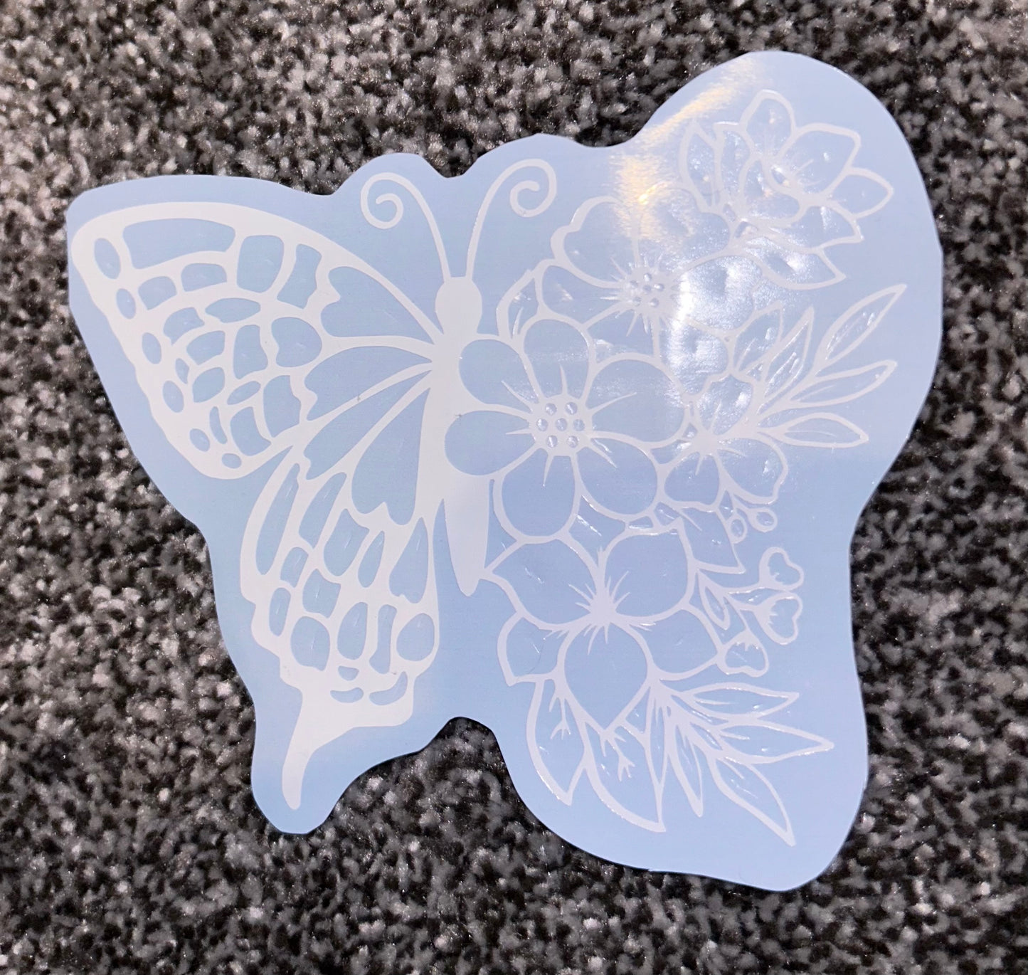 Floral Butterfly Decal