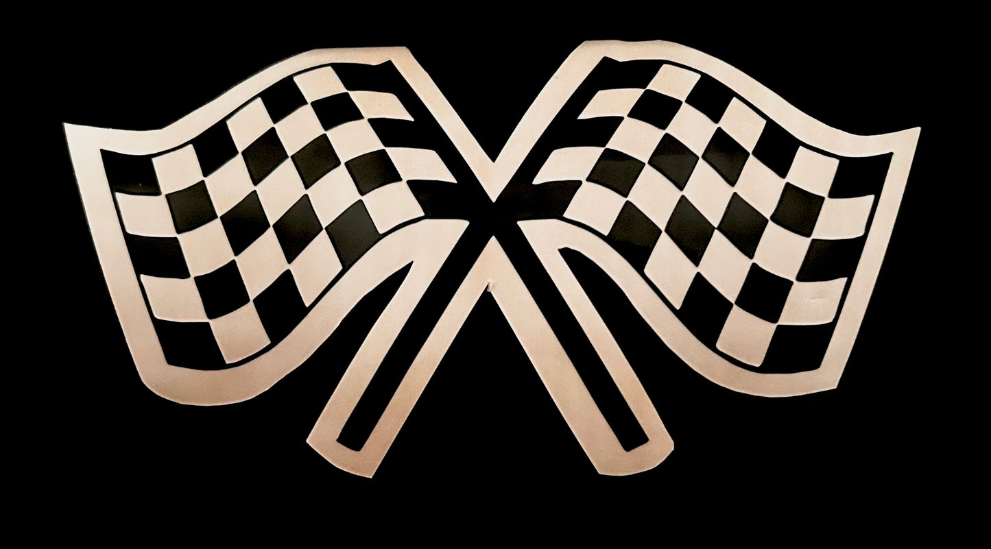 Racing Flag Decal