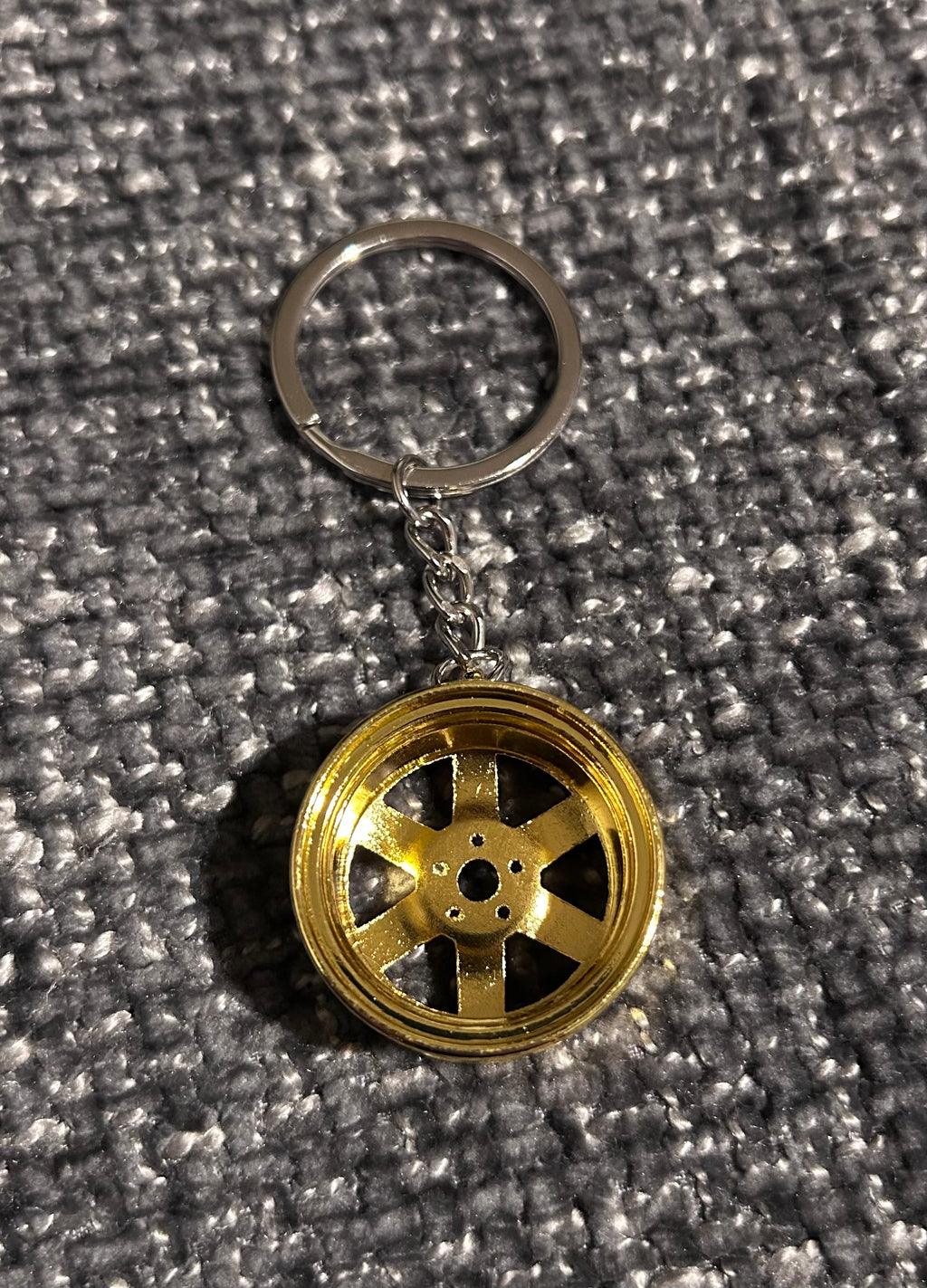 Gold Alloy Keyring