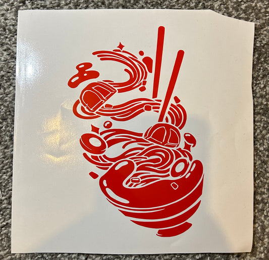 Noodle Bowl Decal