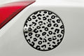 Cheetah Print Fuel Cap Decal