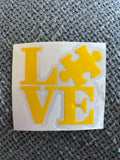 Love Autism Decal