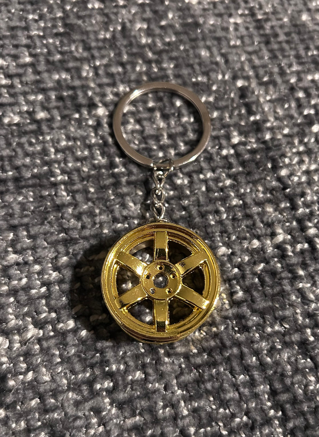 Gold Alloy Keyring