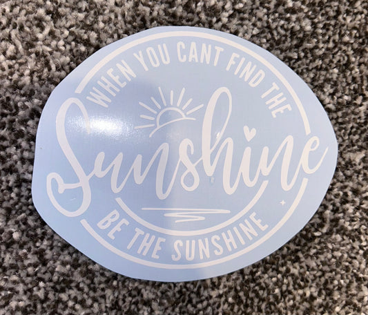 Sunshine Decal