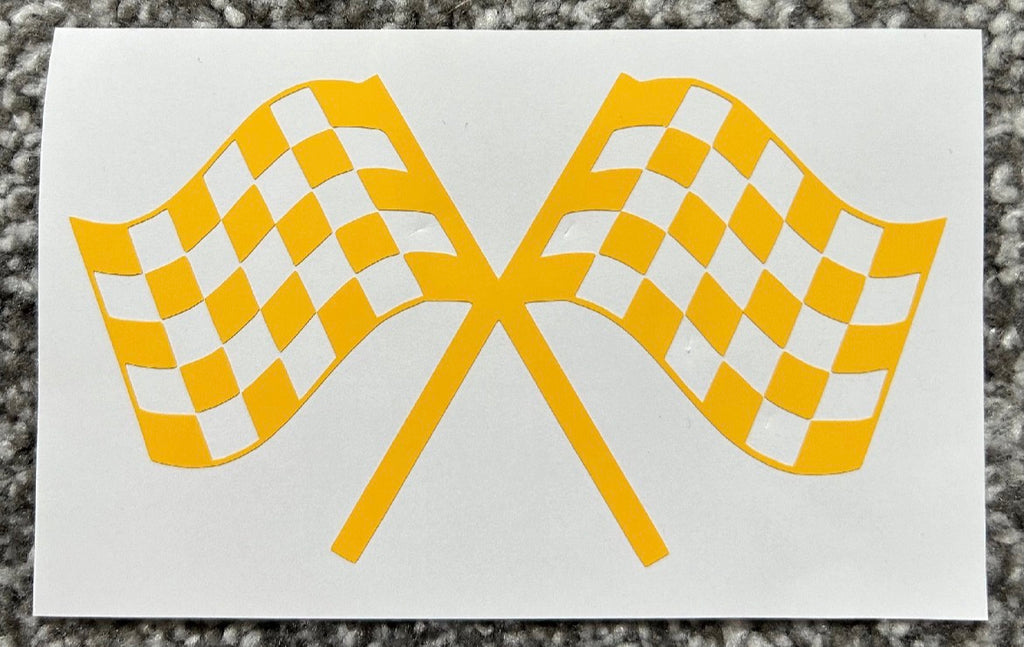 Racing Flags Decal