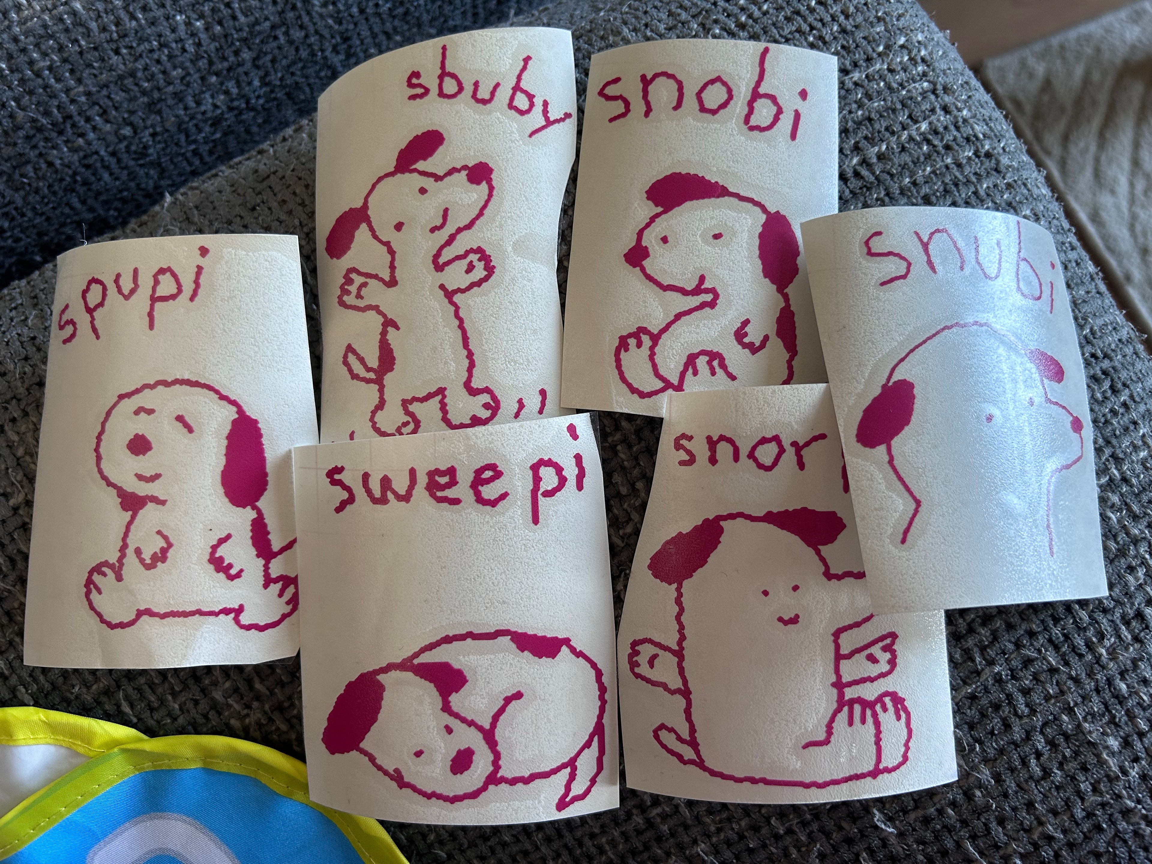 Snoopy Decals