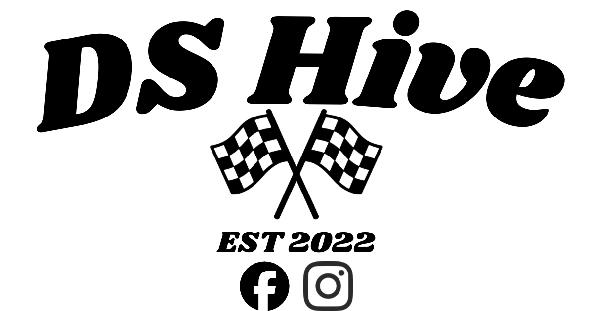 Race Flag Big Rear Window Decal