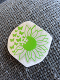 Sunflower Butterfly Decal