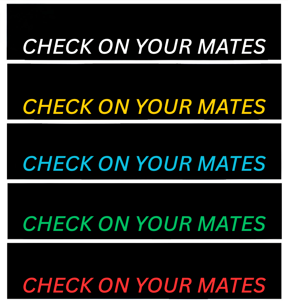 Check On Your Mates Sunstrip