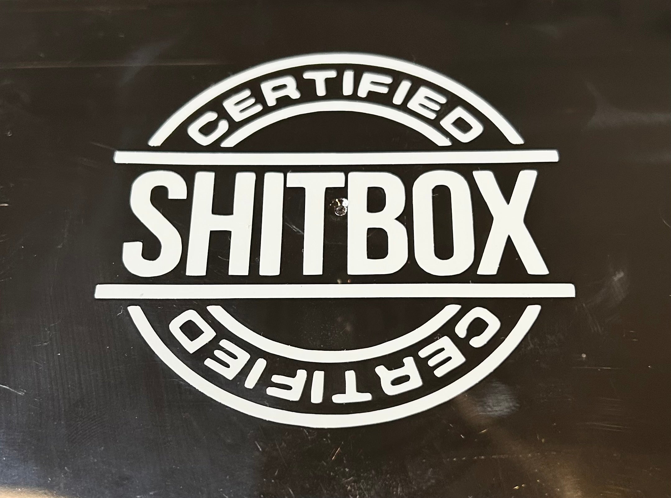 Certified Shit Box Decal