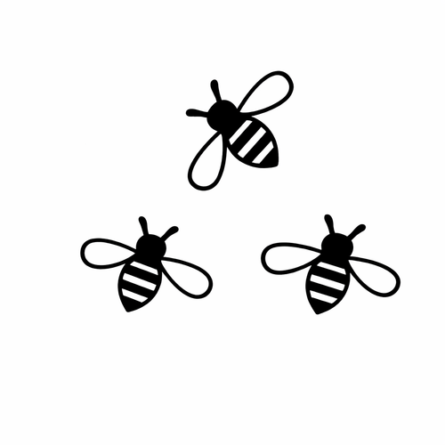 Bee Mirror Decal