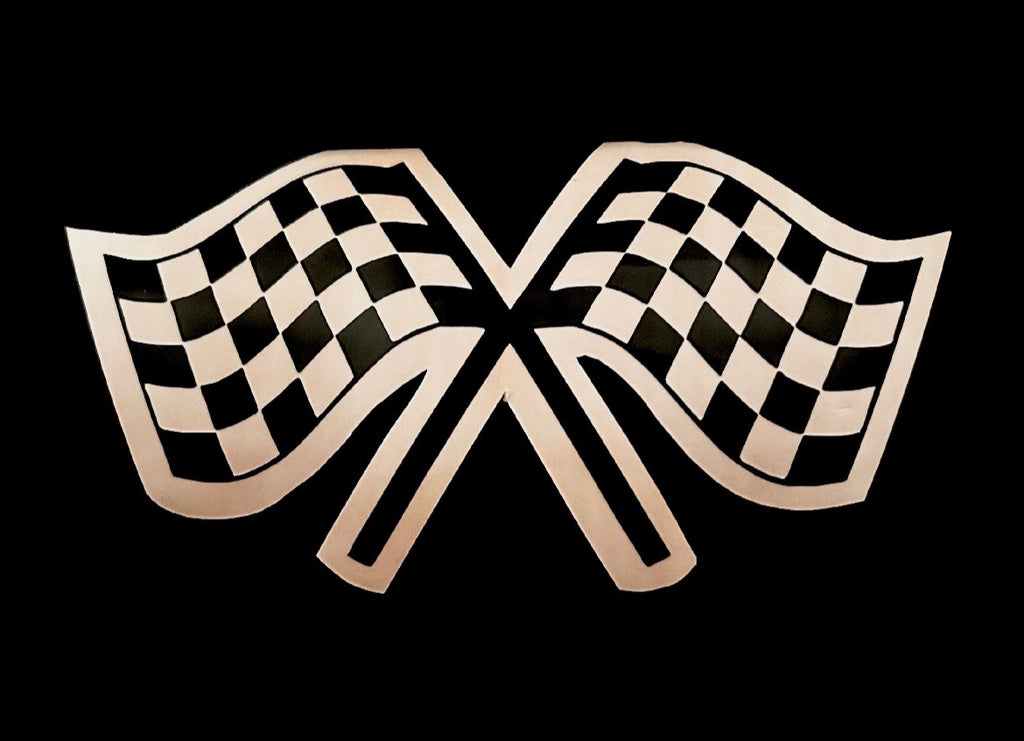 Racing Flags Decal