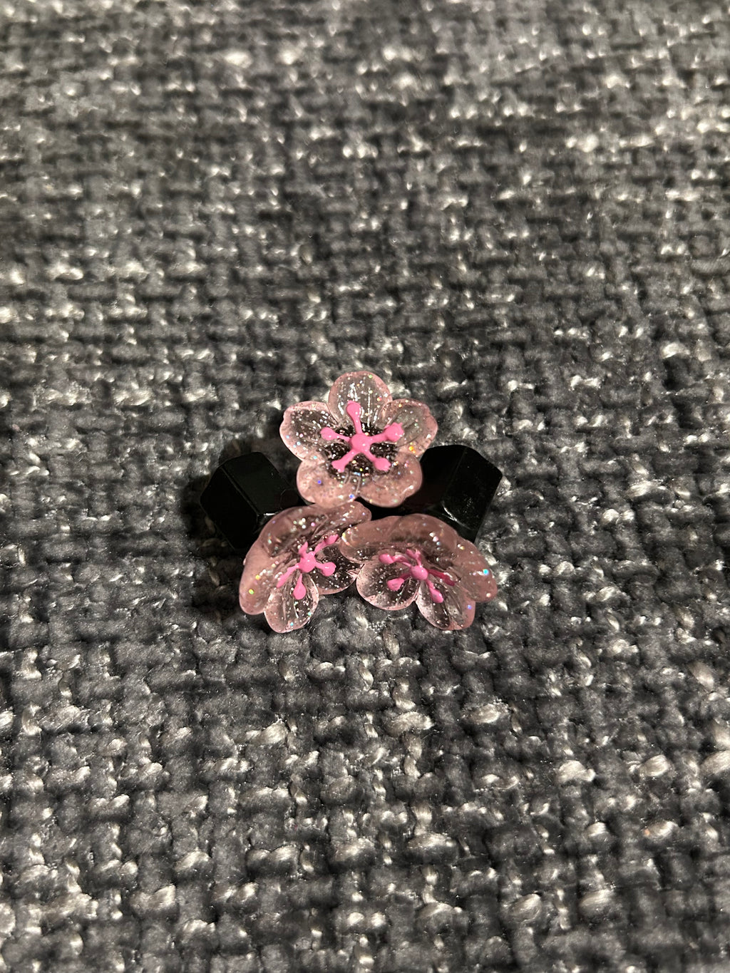 Cherry Blossom Tyre Valve Caps