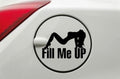 “Fill Me Up” Sticker – Woman Silhouette Design