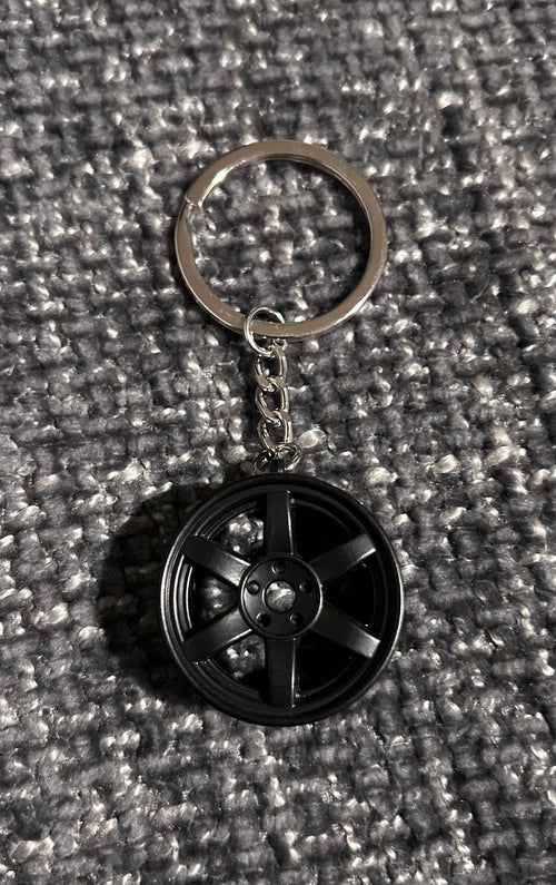 Black Alloy Keyring