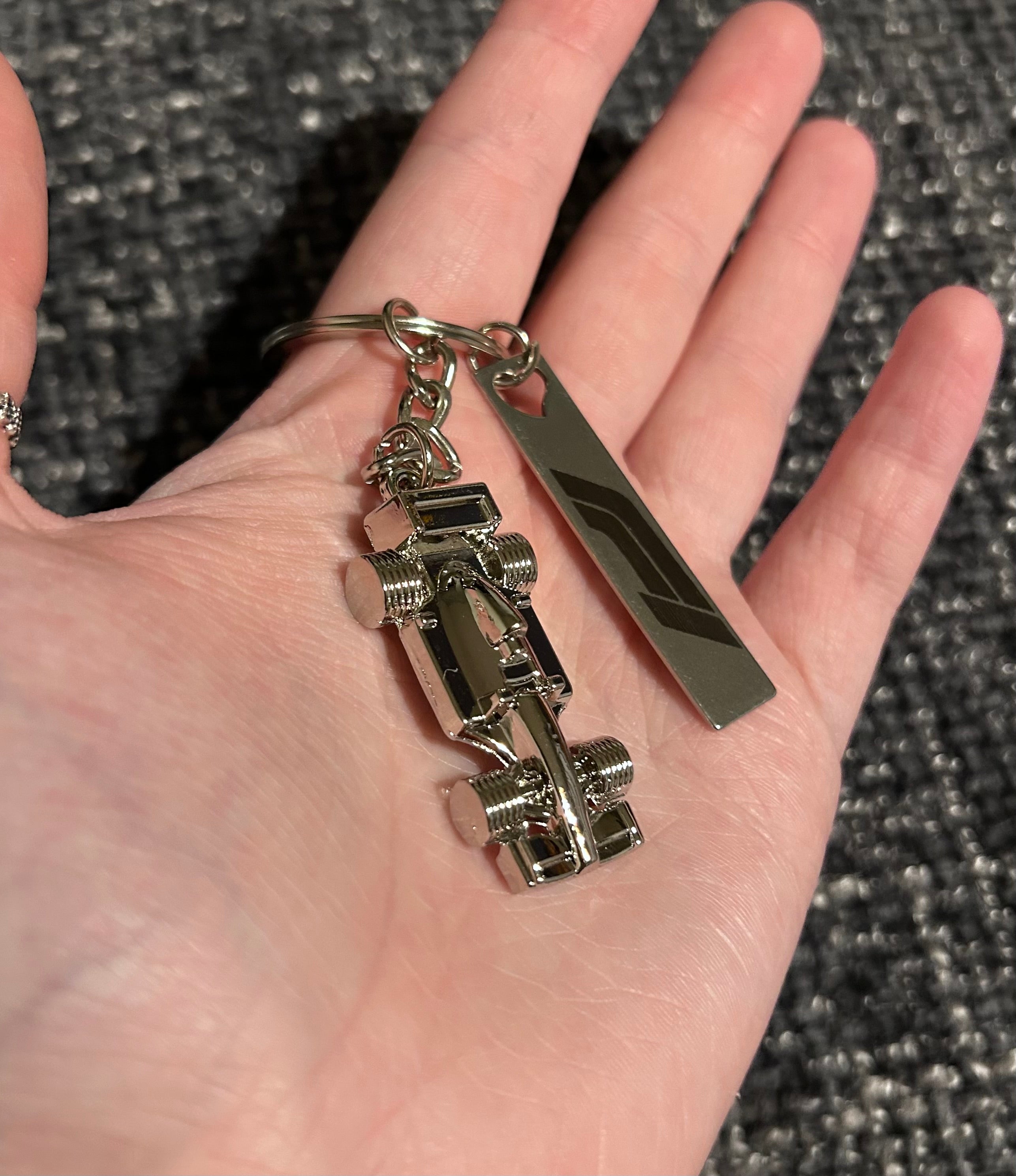 Formula 1 Race Car Keyring