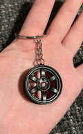Black Alloy Keyring