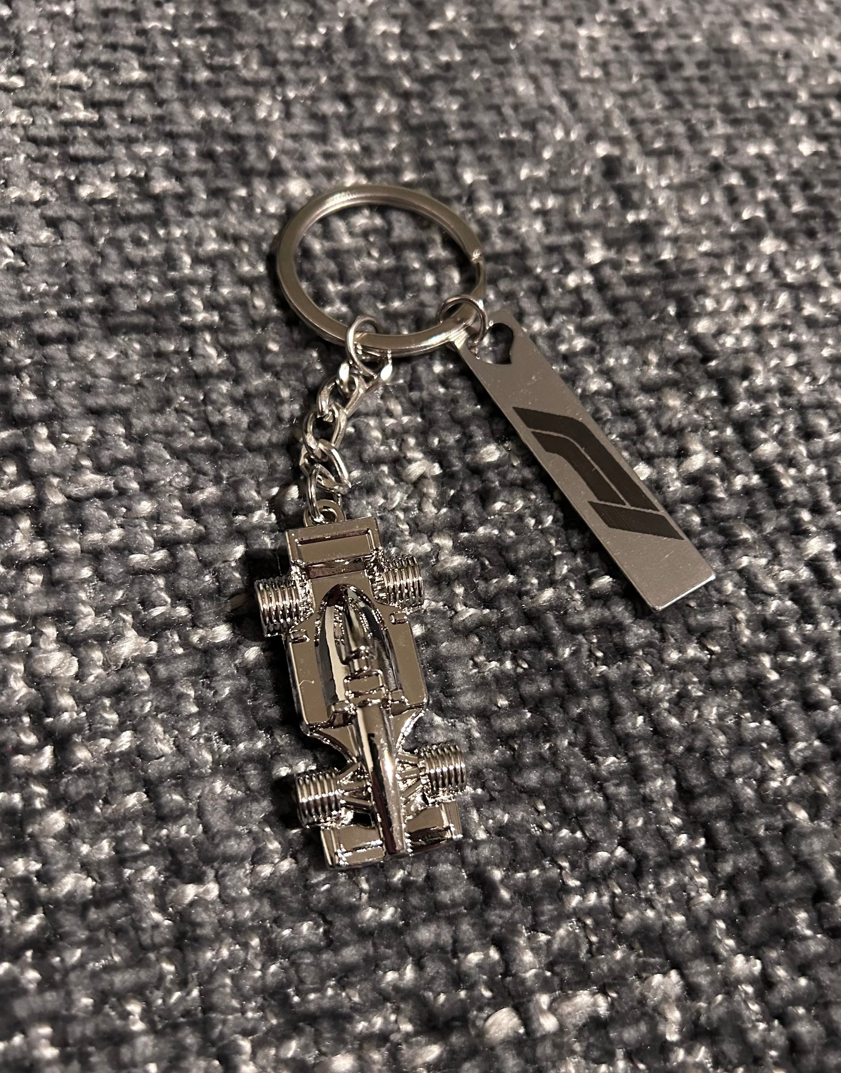 Formula 1 Race Car Keyring
