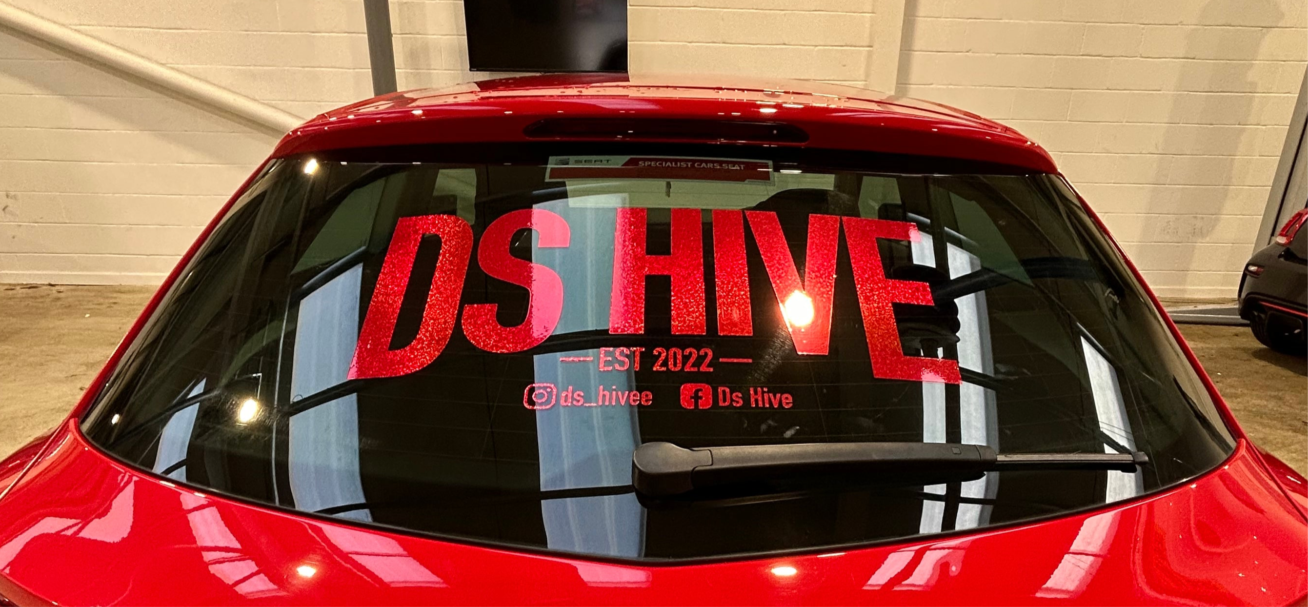 Big Rear Window Decal