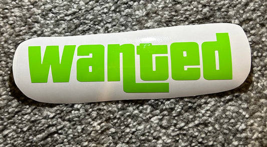 Wanted Decal