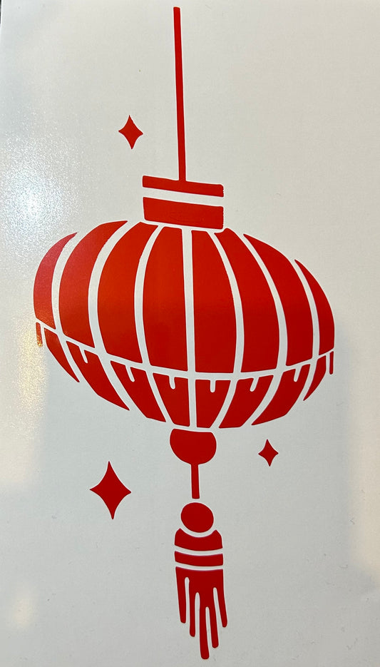 Chinese Lantern Decal