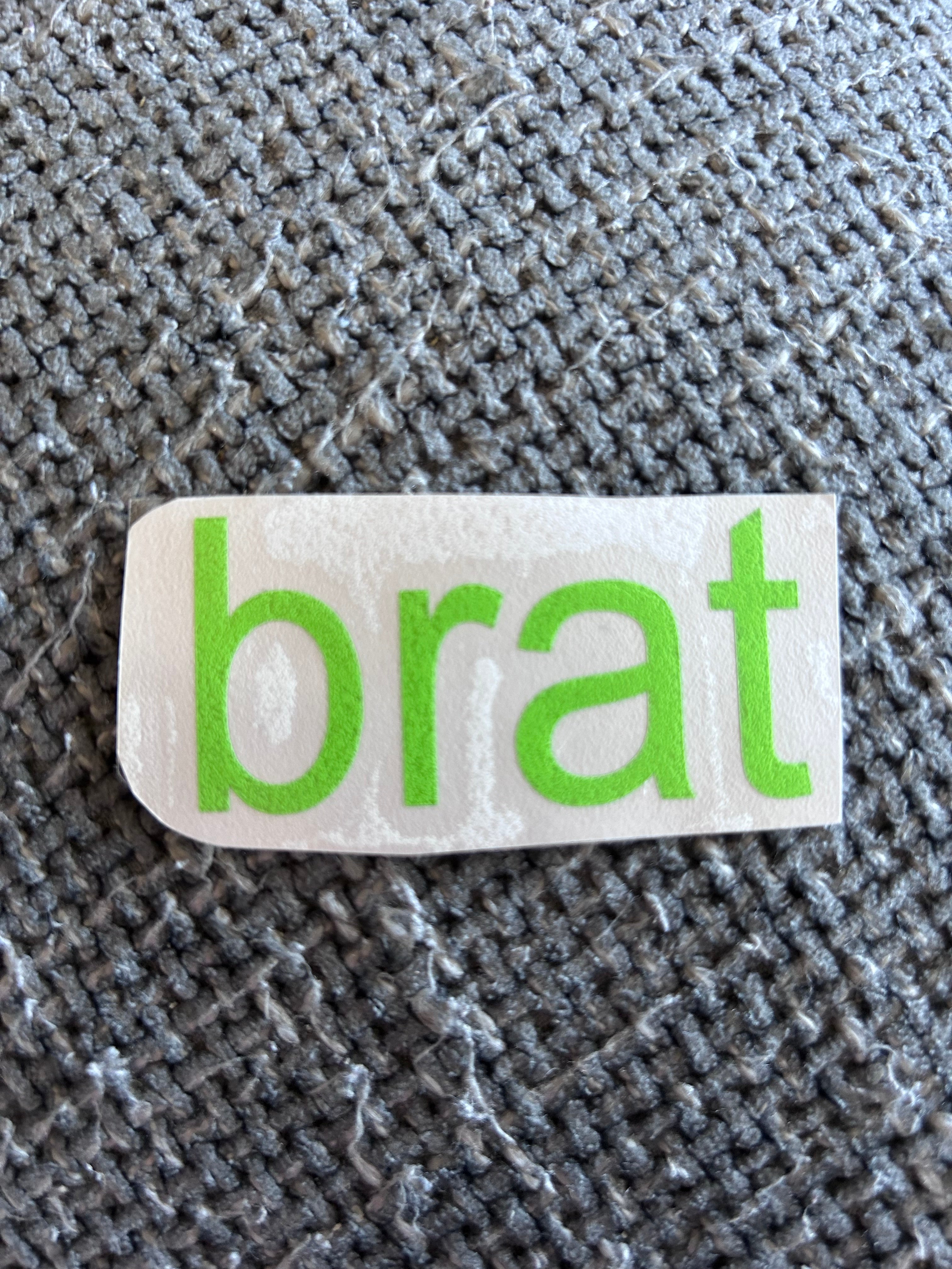 Brat Decal