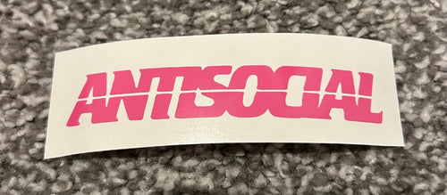 Antisocial Decal