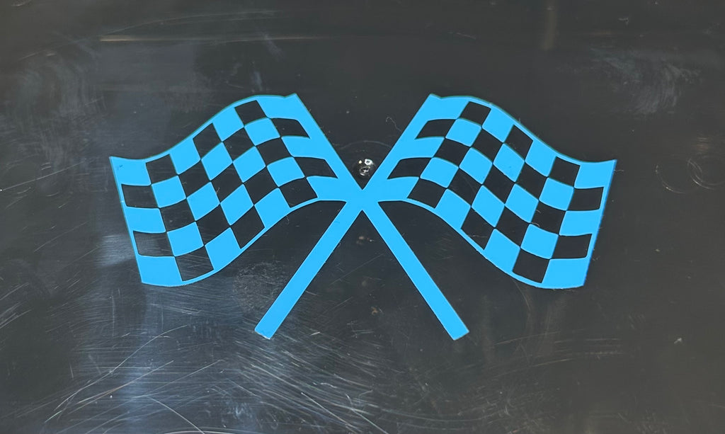 Racing Flags Decal