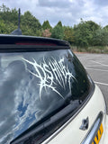 Big Hive Metal Window Decal