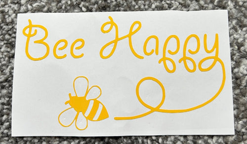 Bee Happy Decal