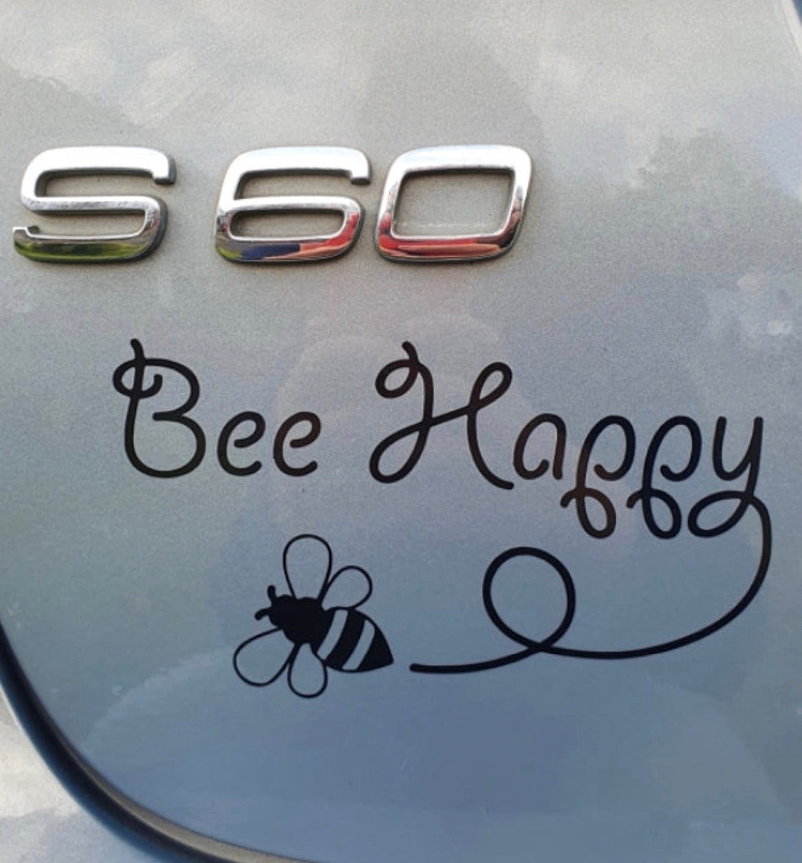 Bee Happy Decal