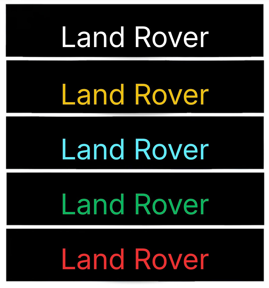Land Rover Sunstrip
