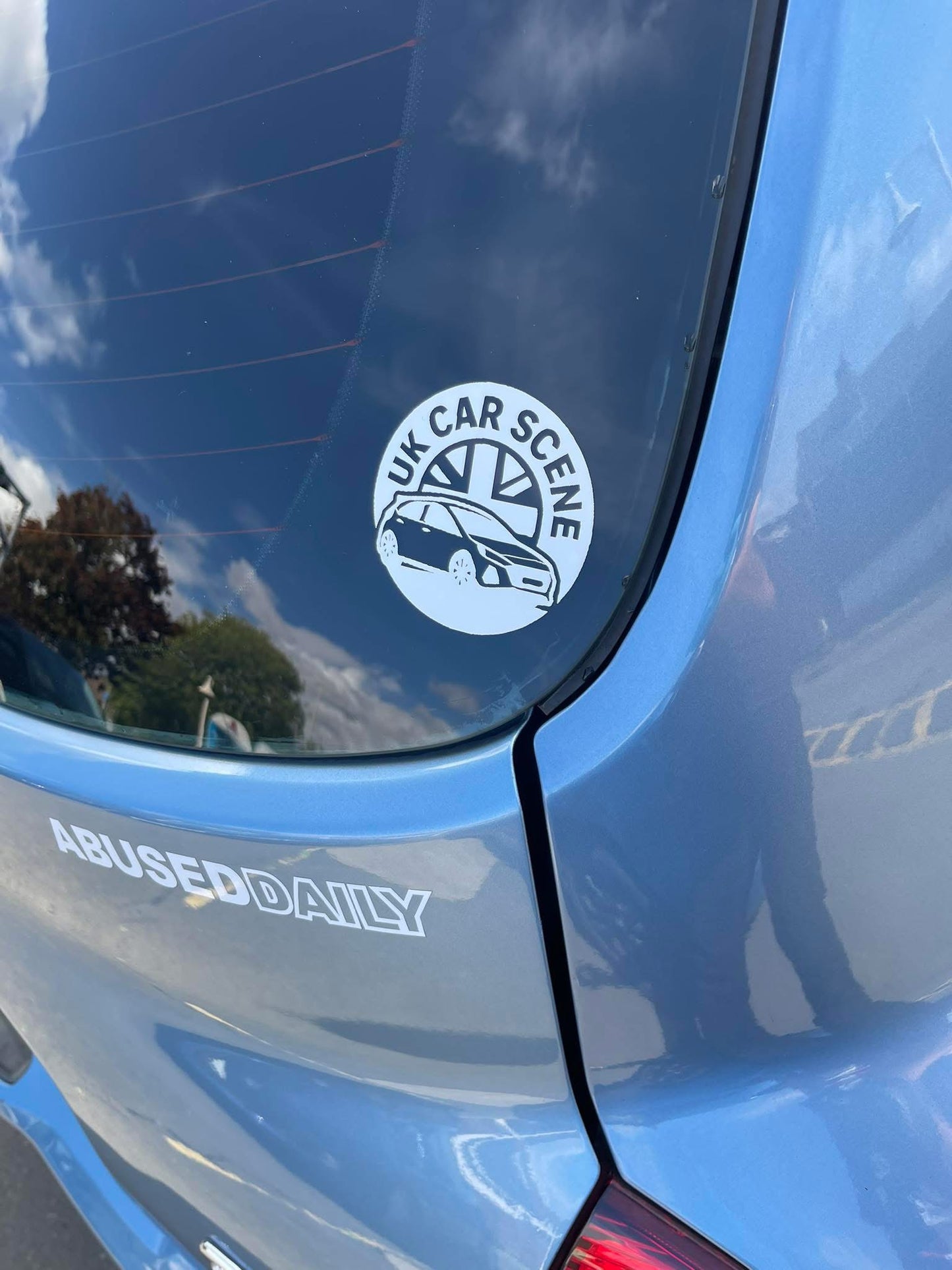 UK Car Scene Circle Decal