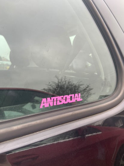 Antisocial Decal