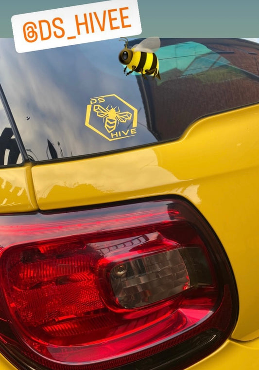 Yellow DSHive Classic Logo Decal