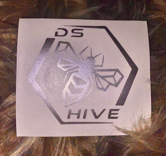 Silver DSHive Classic Logo Decal